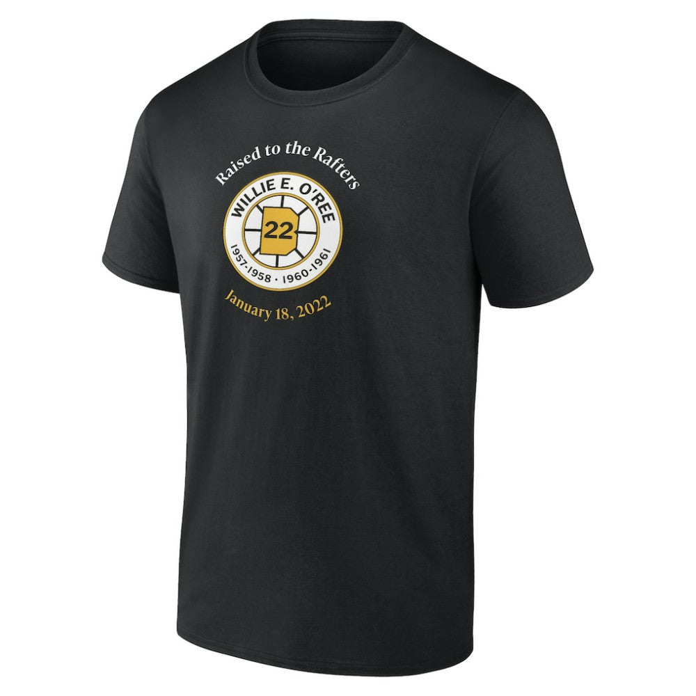 Willie O'Ree Boston Bruins Retirement T-Shirt - Black | NHL Clearance