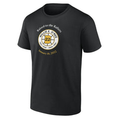 Willie O'Ree Boston Bruins Retirement T-Shirt - Black | NHL Clearance