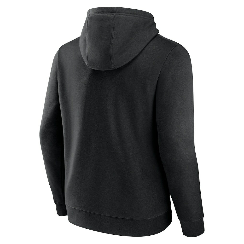 Arizona Cardinals Fade Out Fitted Pullover Hoodie - Black - NFL