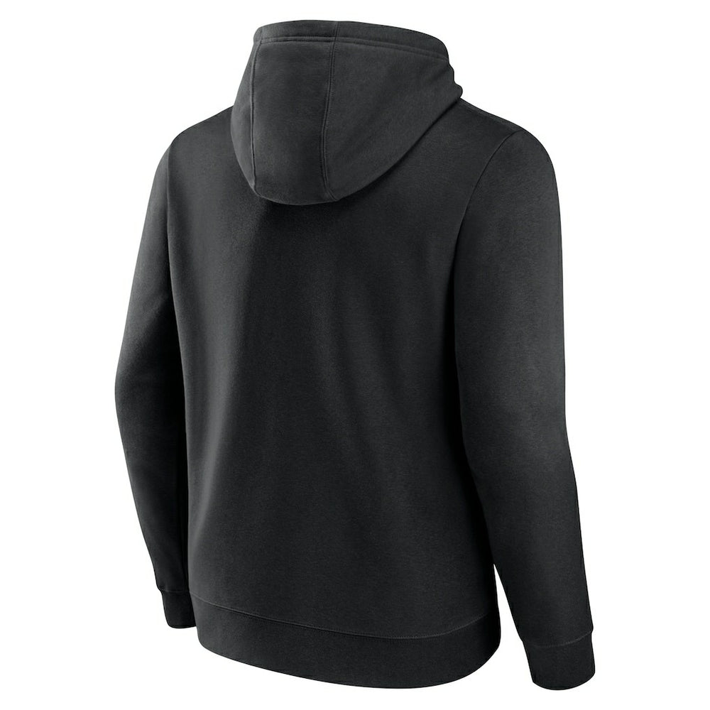 Arizona Cardinals Fade Out Fitted Pullover Hoodie - Black - NFL