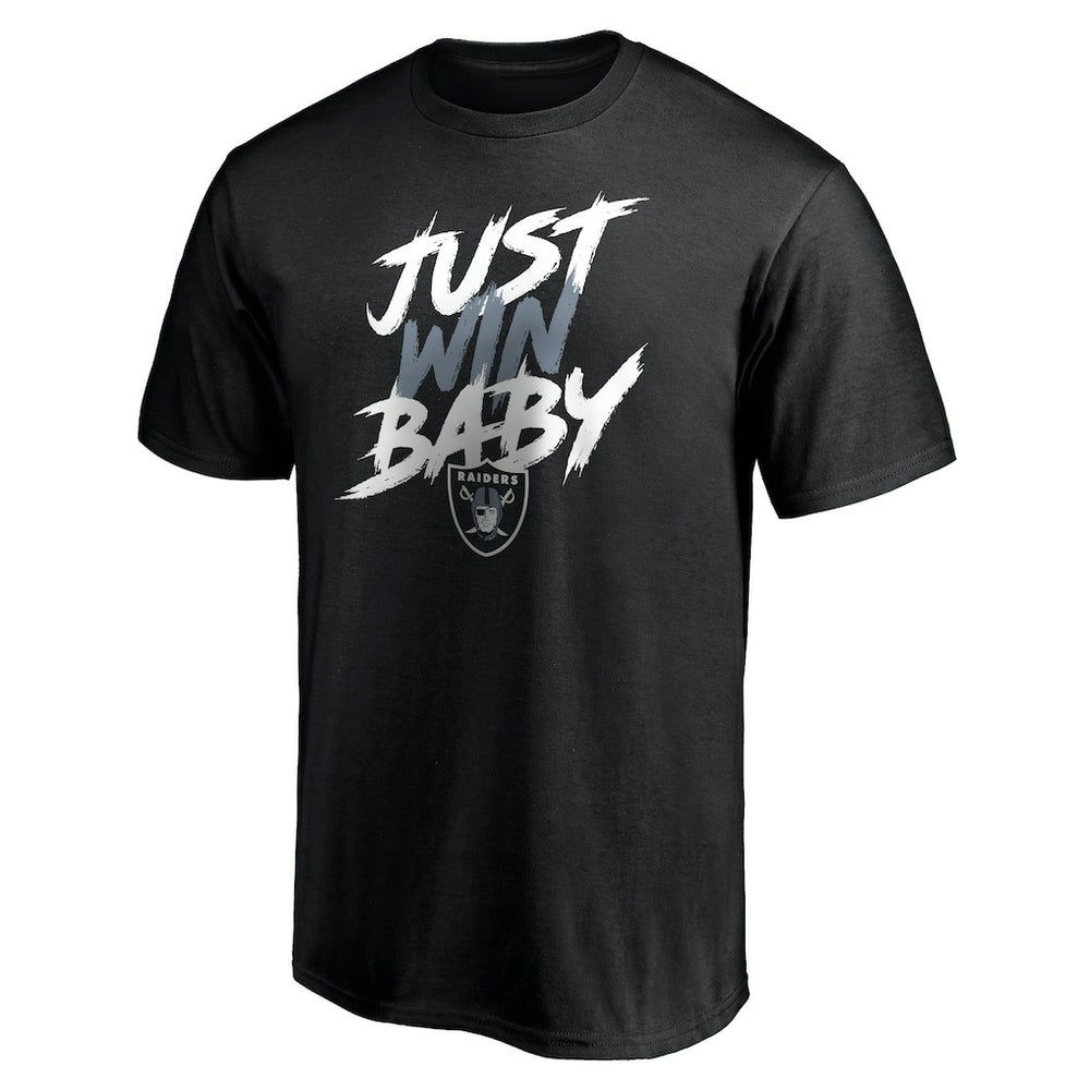 Las Vegas Raiders Just Win T-Shirt - Black - NFL