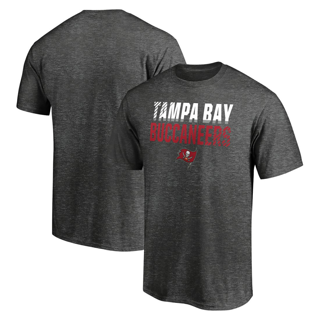 Tampa Bay Buccaneers Fade Out T-Shirt - Charcoal - NFL