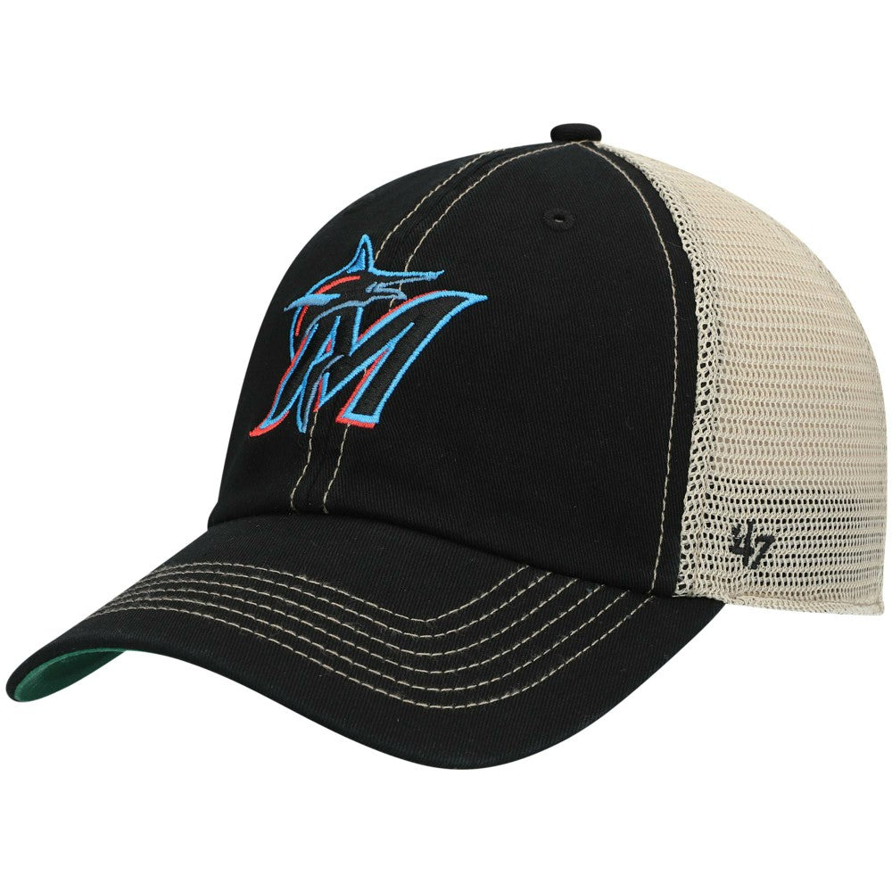 Miami Marlins '47 Trawler Clean Up Trucker Snapback Hat Near Me