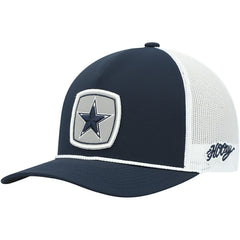 Dallas Cowboys HOOey Star Patch Rope Trucker Snapback Hat - Navy/White - NFL