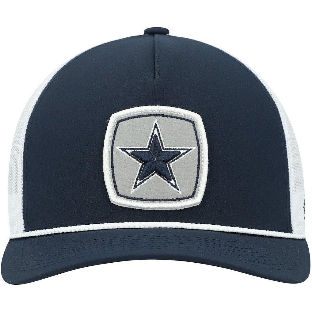 Dallas Cowboys HOOey Star Patch Rope Trucker Snapback Hat - Navy/White - NFL