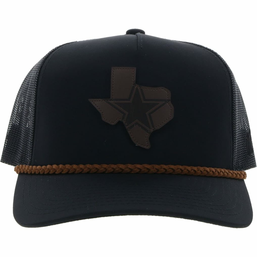 Dallas Cowboys HOOey State Patch Trucker Snapback Hat - Black - NFL