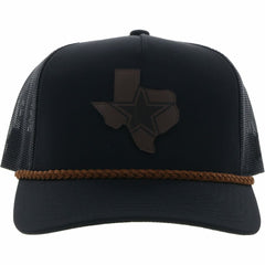 Dallas Cowboys HOOey State Patch Trucker Snapback Hat - Black - NFL