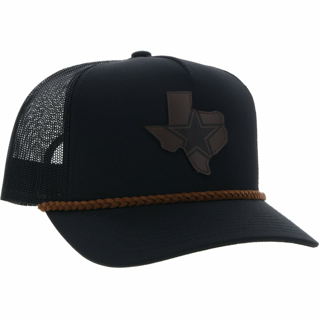 Dallas Cowboys HOOey State Patch Trucker Snapback Hat - Black - NFL
