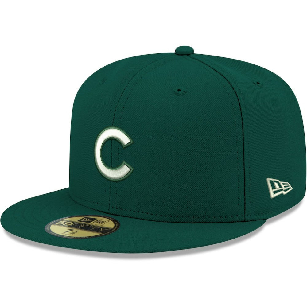 Chicago Cubs New Era White Logo 59FIFTY Fitted Hat Online