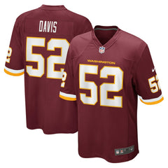 Jamin Davis Washington Football Team Game Jersey - Burgundy - Nike