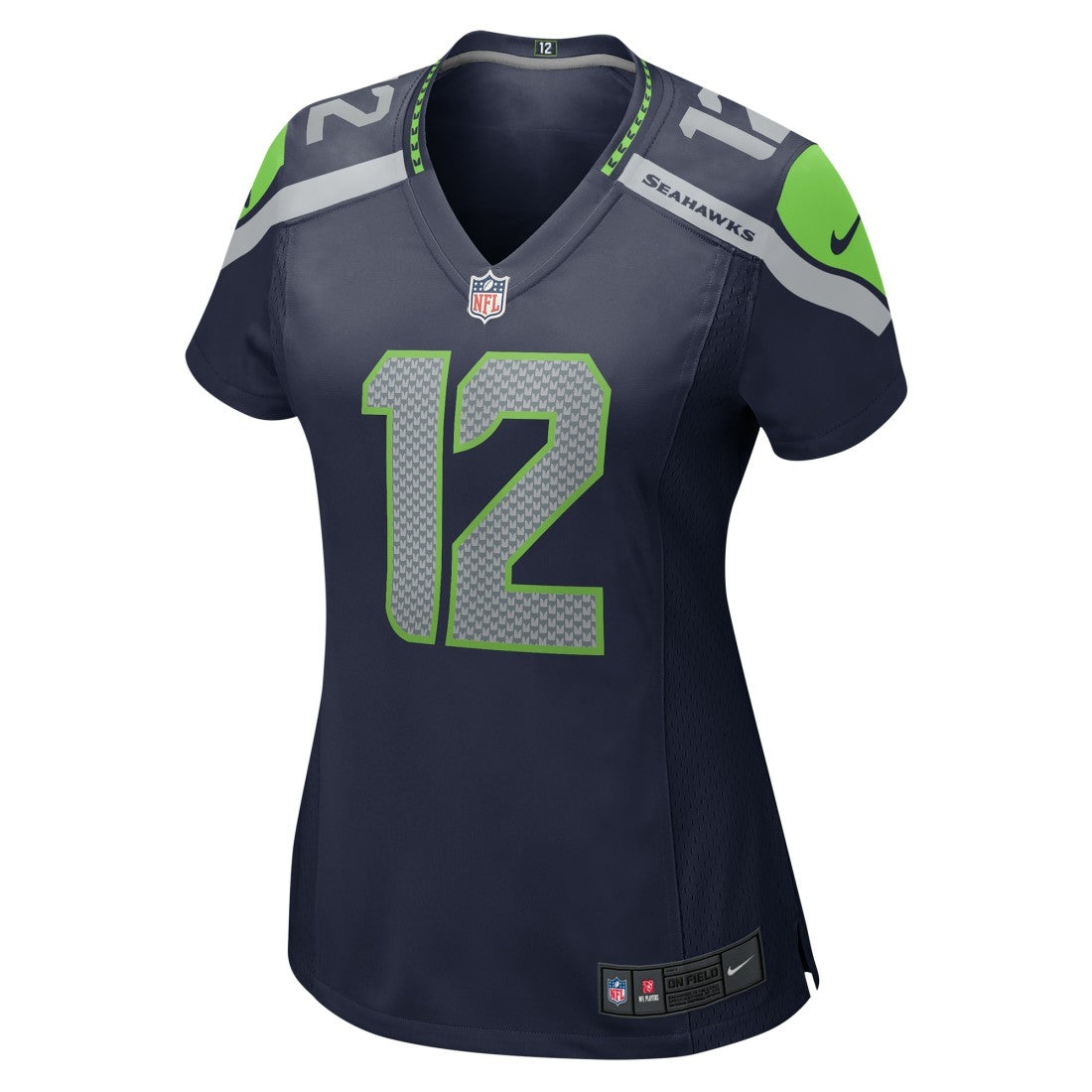 12s Seattle Seahawks Women's Player Jersey - Navy - Nike