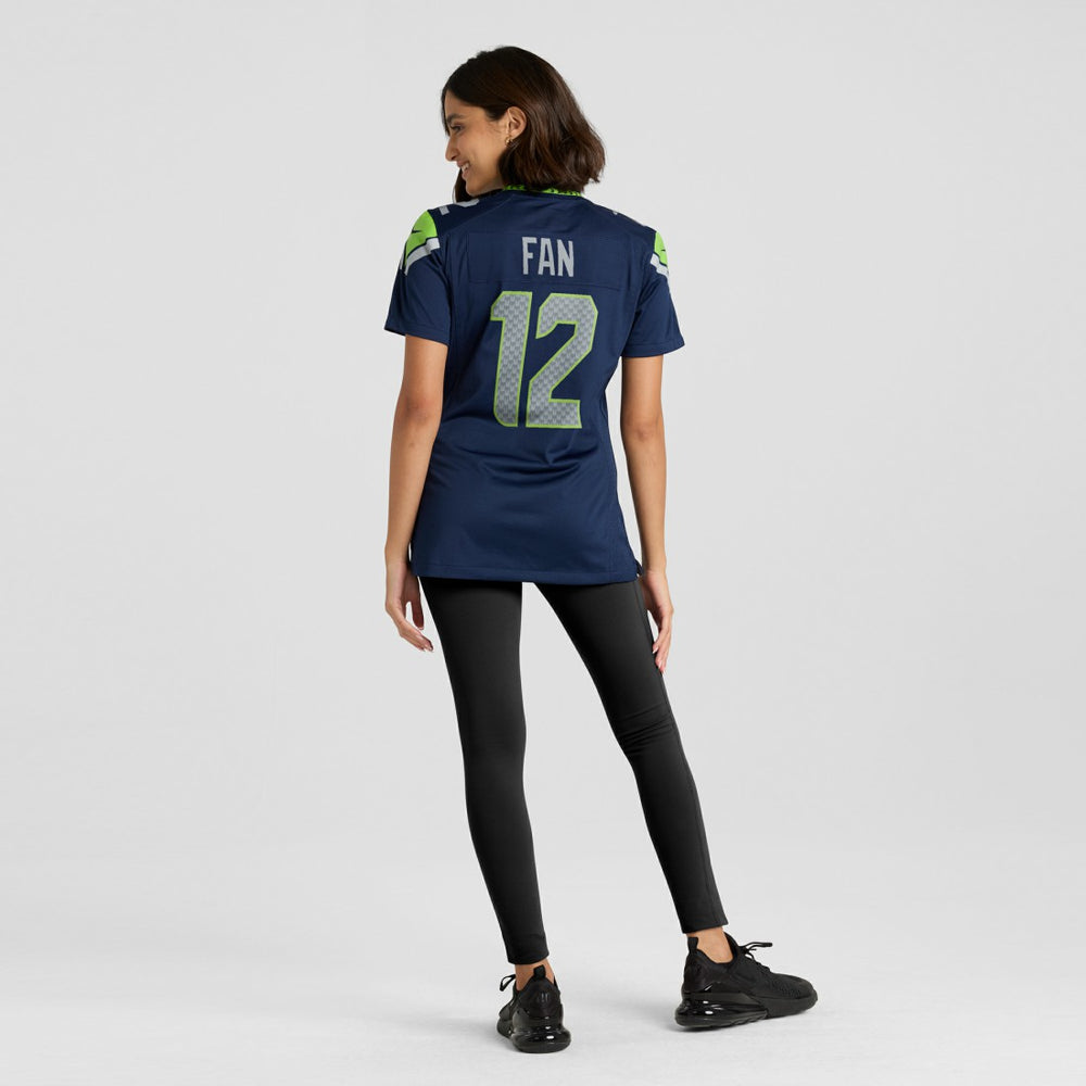 12s Seattle Seahawks Women's Player Jersey - Navy - Nike