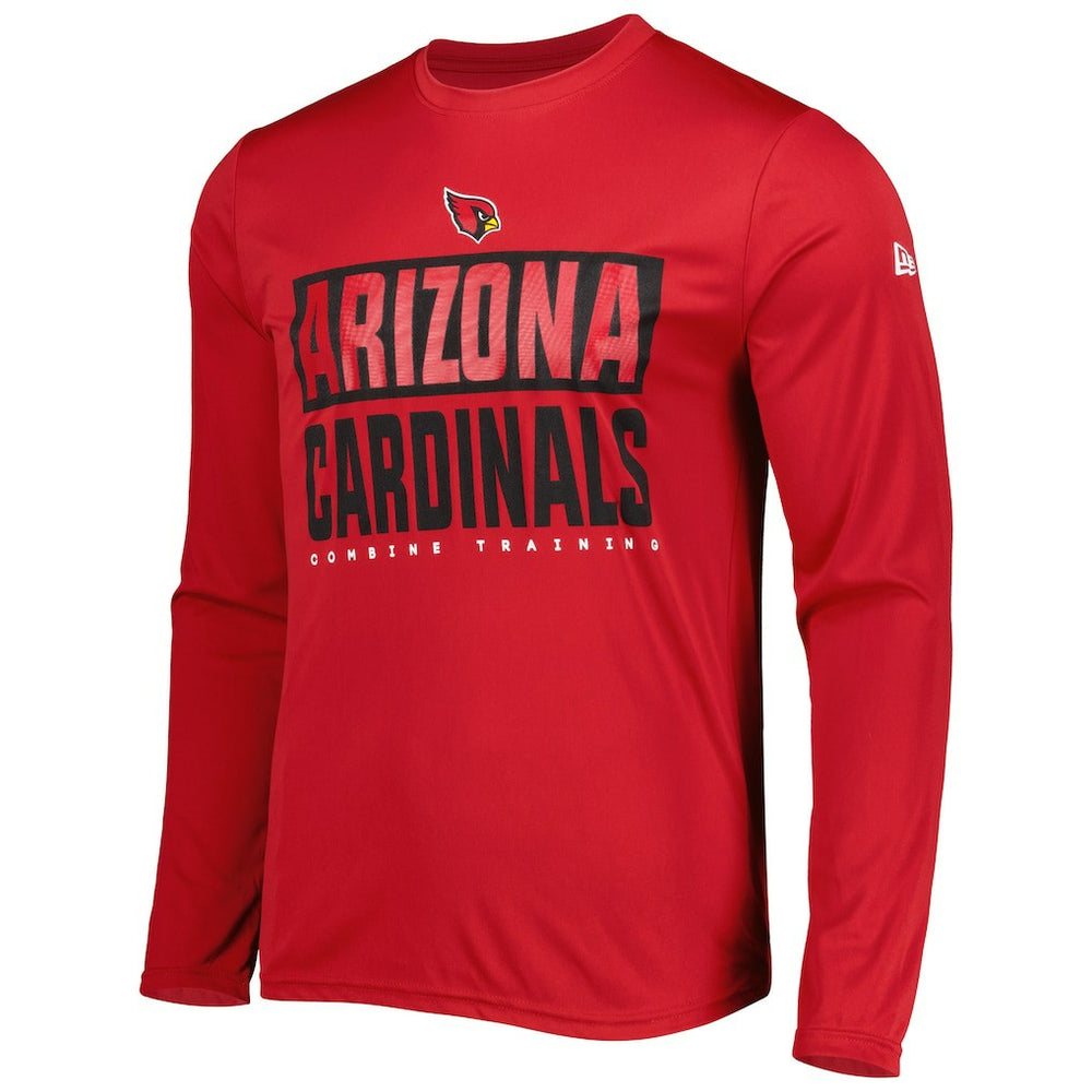Arizona Cardinals New Era Combine Authentic Offsides Long Sleeve T-Shirt - Cardinal - NFL