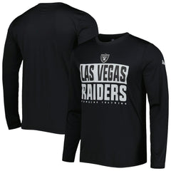 Las Vegas Raiders New Era Combine Authentic Offsides Long Sleeve T-Shirt - Black - NFL
