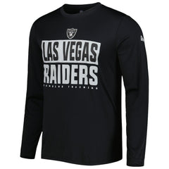Las Vegas Raiders New Era Combine Authentic Offsides Long Sleeve T-Shirt - Black - NFL