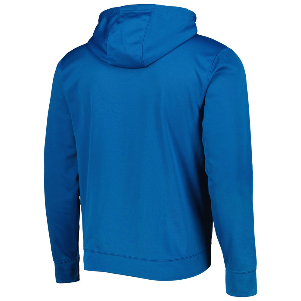 Detroit Lions New Era Combine Authentic Split Defense Pullover Hoodie - Blue - NFL