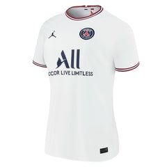 Jordan - Neymar Jr. Paris Saint-Germain Jordan Brand Women's 2021/22 Fourth Replica Jersey - White
