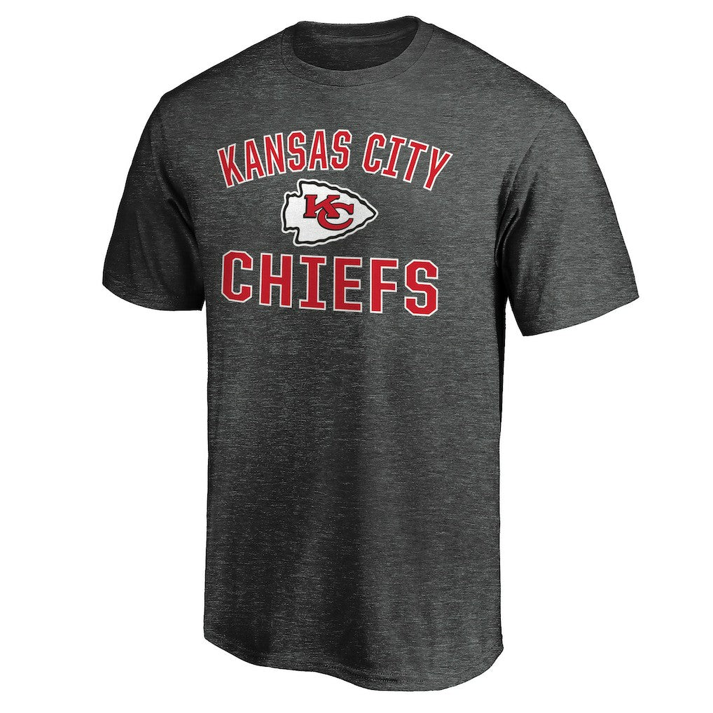 Kansas City Chiefs Victory Arch T-Shirt - Heather Charcoal - Fanatics