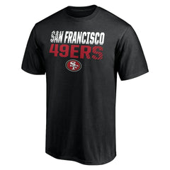 San Francisco 49ers Logo Fade Out T-Shirt - Black - NFL