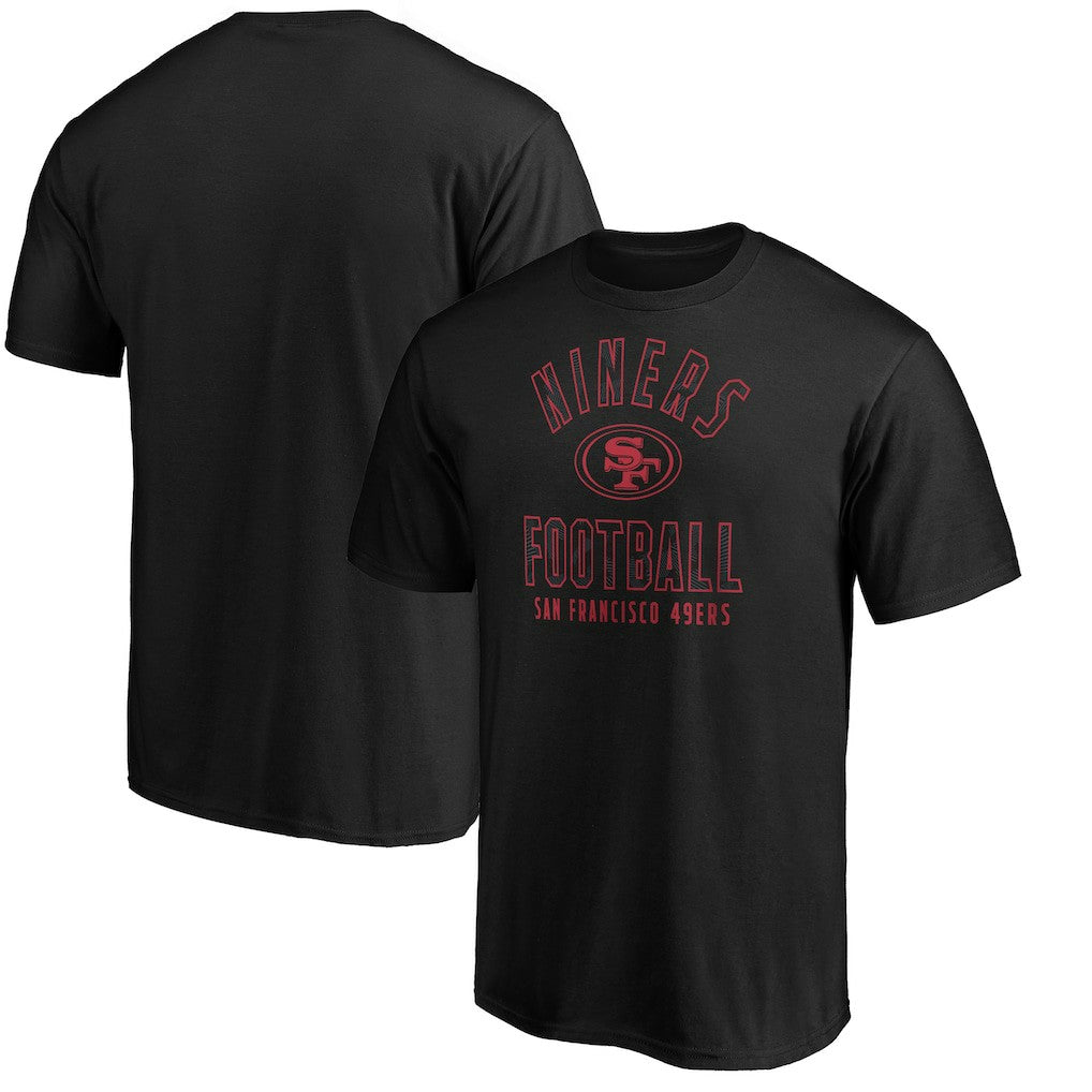 San Francisco 49ers Nickname Arc T-Shirt - Black - NFL