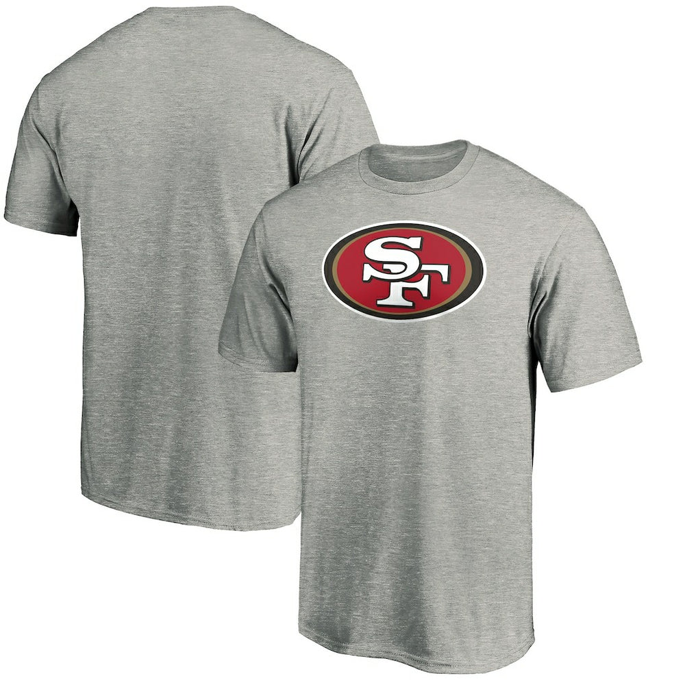 San Francisco 49ers Primary Logo T-Shirt - Heather Gray - Fanatics