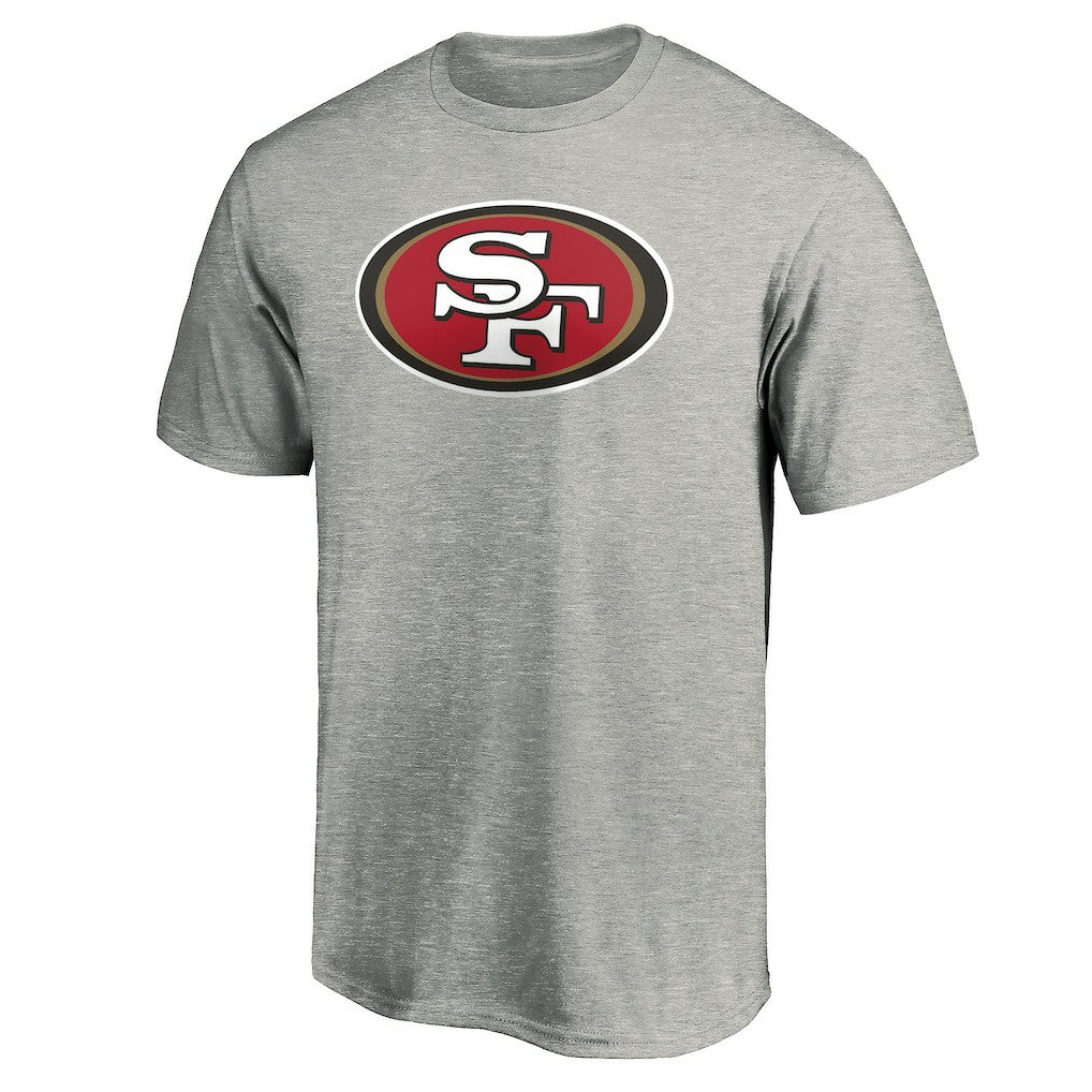 San Francisco 49ers Primary Logo T-Shirt - Heather Gray - Fanatics