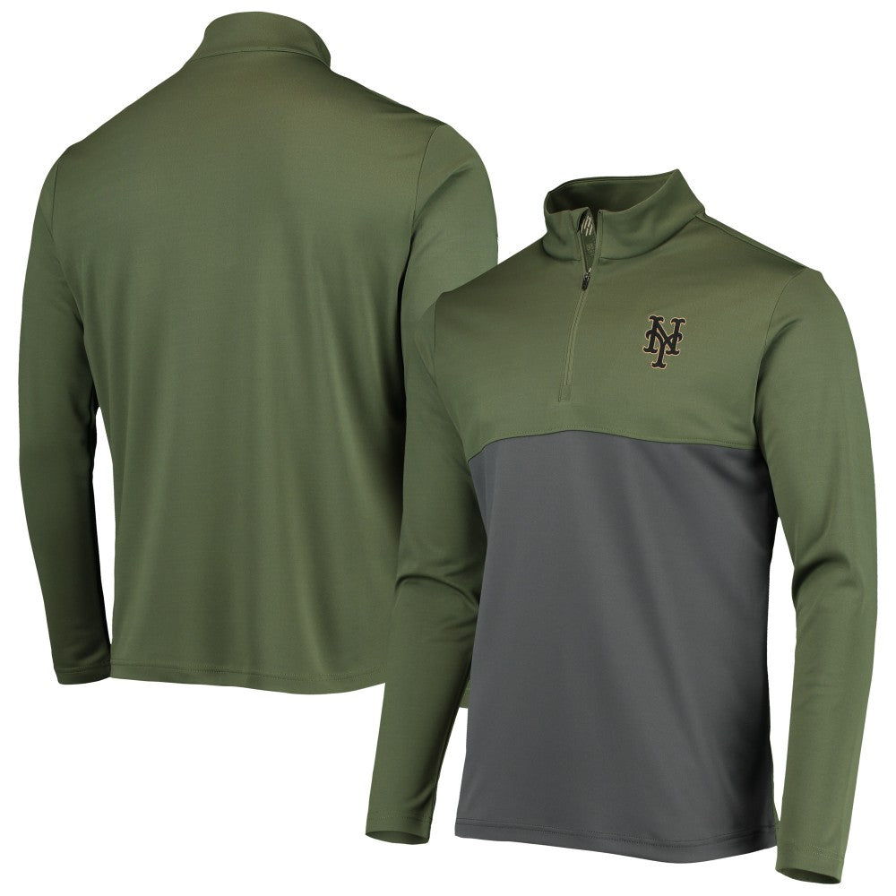 New York Mets Levelwear Delta Pursue Quarter-Zip Jacket for sale