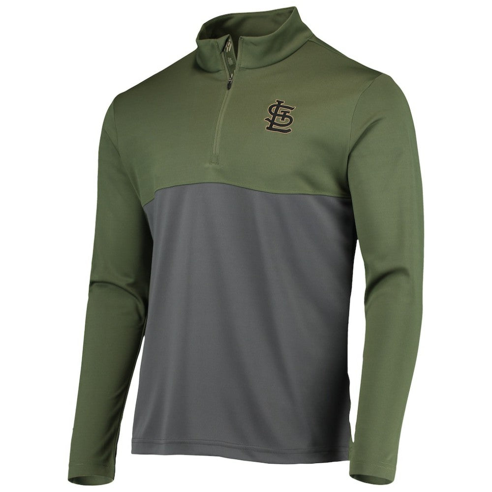 St. Louis Cardinals Levelwear Delta Pursue Quarter-Zip Jacket Sale