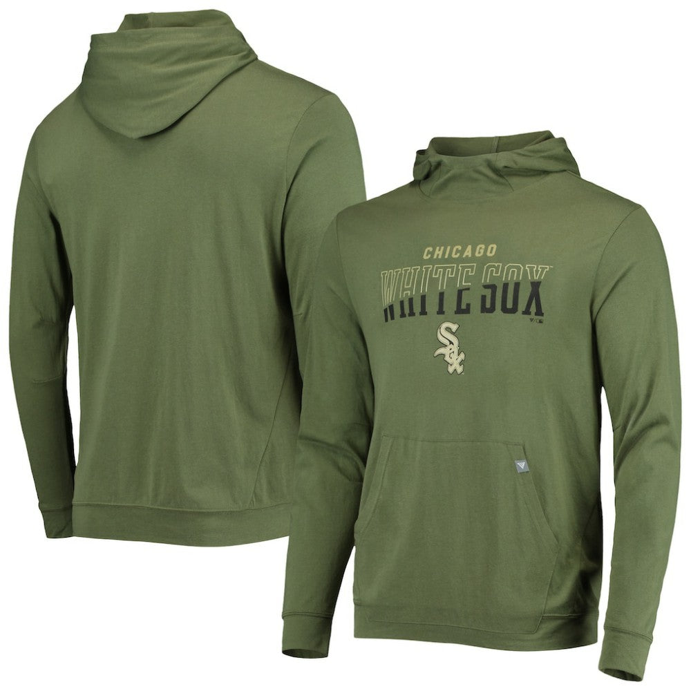 Chicago White Sox Levelwear Delta Thrive Tri-Blend Pullover Hoodie Outlet