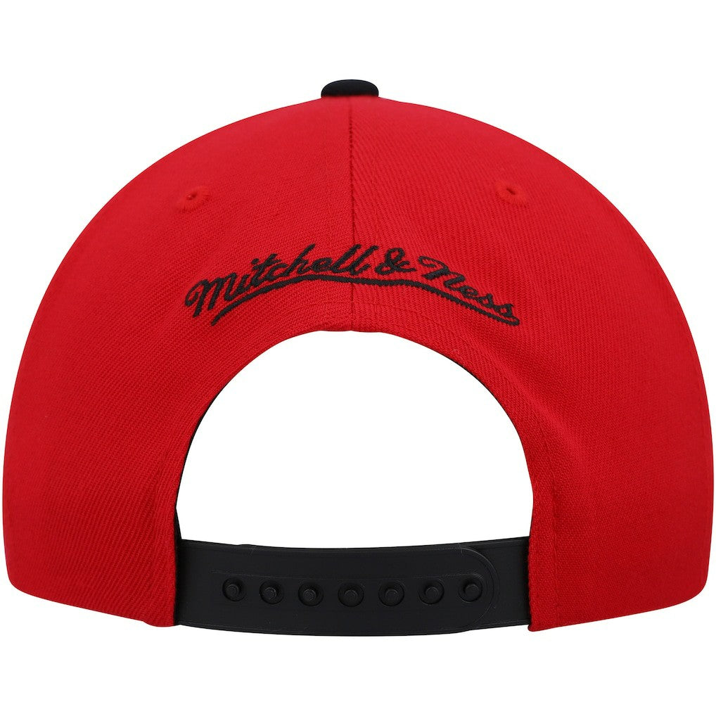 Mitchell & Ness Chicago Bulls Day One Snapback Hat White/Red