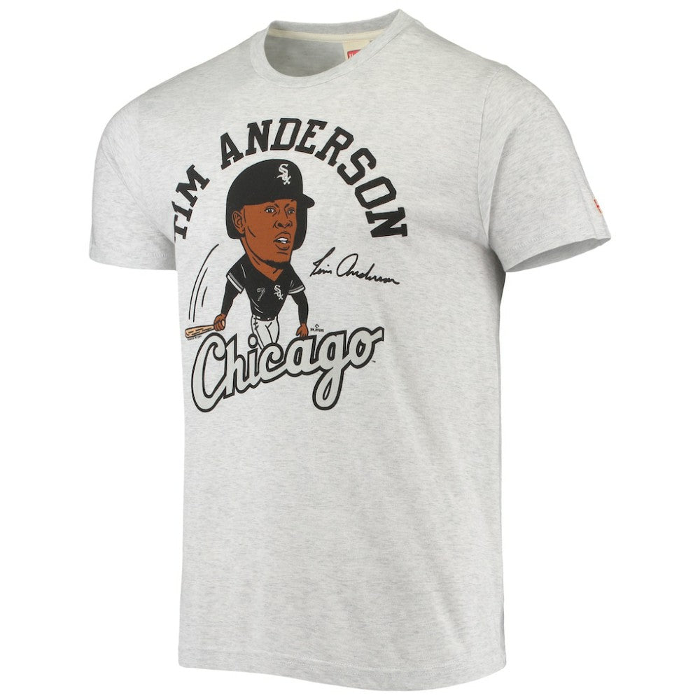 Tim Anderson Chicago White Sox Homage Caricature Tri-Blend T-Shirt for sale