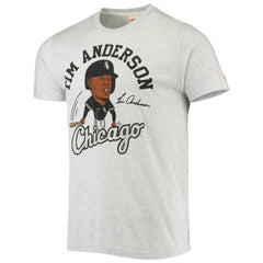 Tim Anderson Chicago White Sox Homage Caricature Tri-Blend T-Shirt for sale