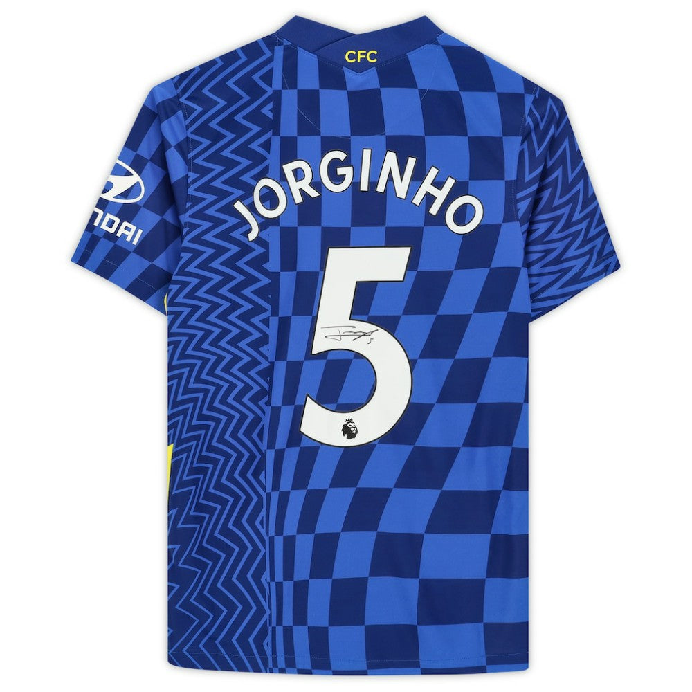 Fanatics - Jorginho Chelsea Autographed 2021-22 Home Jersey