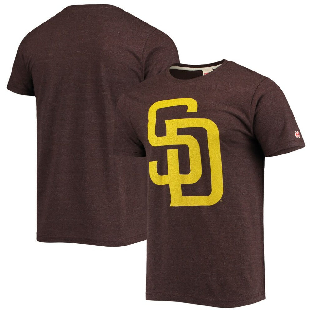 San Diego Padres Homage Hand Drawn Logo Tri-Blend T-Shirt Discount
