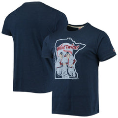 Minnesota Twins Homage Hand-Drawn Logo Tri-Blend T-Shirt Sale