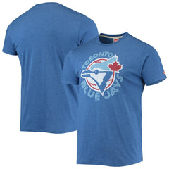 Toronto Blue Jays Homage Hand-Drawn Logo Tri-Blend T-Shirt Discount
