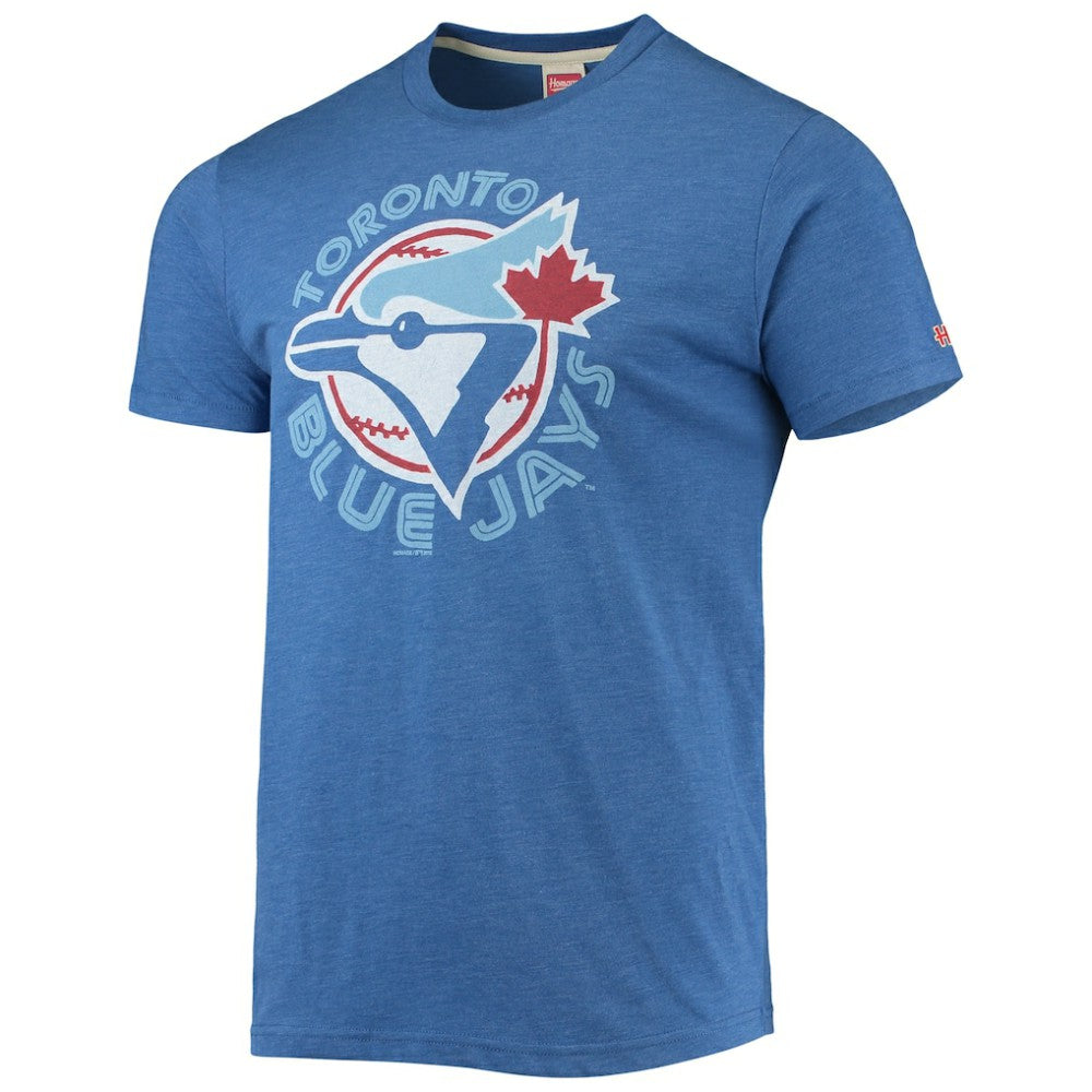 Toronto Blue Jays Homage Hand-Drawn Logo Tri-Blend T-Shirt Discount