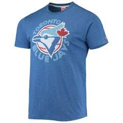 Toronto Blue Jays Homage Hand-Drawn Logo Tri-Blend T-Shirt Discount