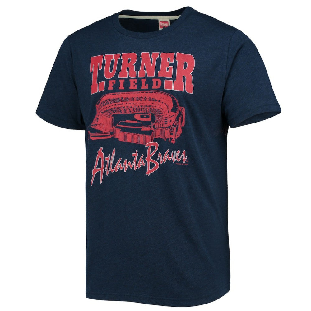 Atlanta Braves Homage Stadium Tri-Blend T-Shirt Outlet