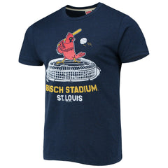 St. Louis Cardinals Homage Busch Stadium Tri-Blend T-Shirt for sale