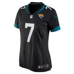Byron Leftwich Jacksonville Jaguars Women's Alternate Retired Player Game Jersey - Black - Nike