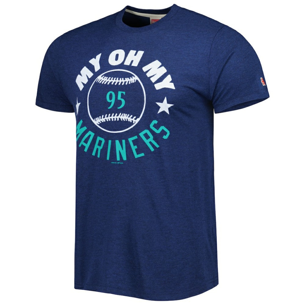 Seattle Mariners Homage Hyper Local Tri-Blend T-Shirt Online