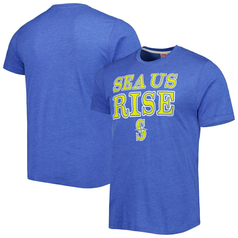 Seattle Mariners Homage Hyper Local Tri-Blend T-Shirt Outlet