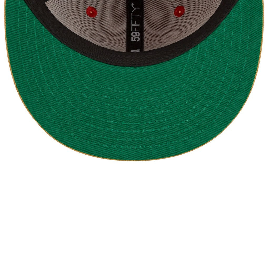 San Francisco 49ers New Era NFL x Staple Collection 59FIFTY Fitted Hat - Scarlet/Gold - NFL