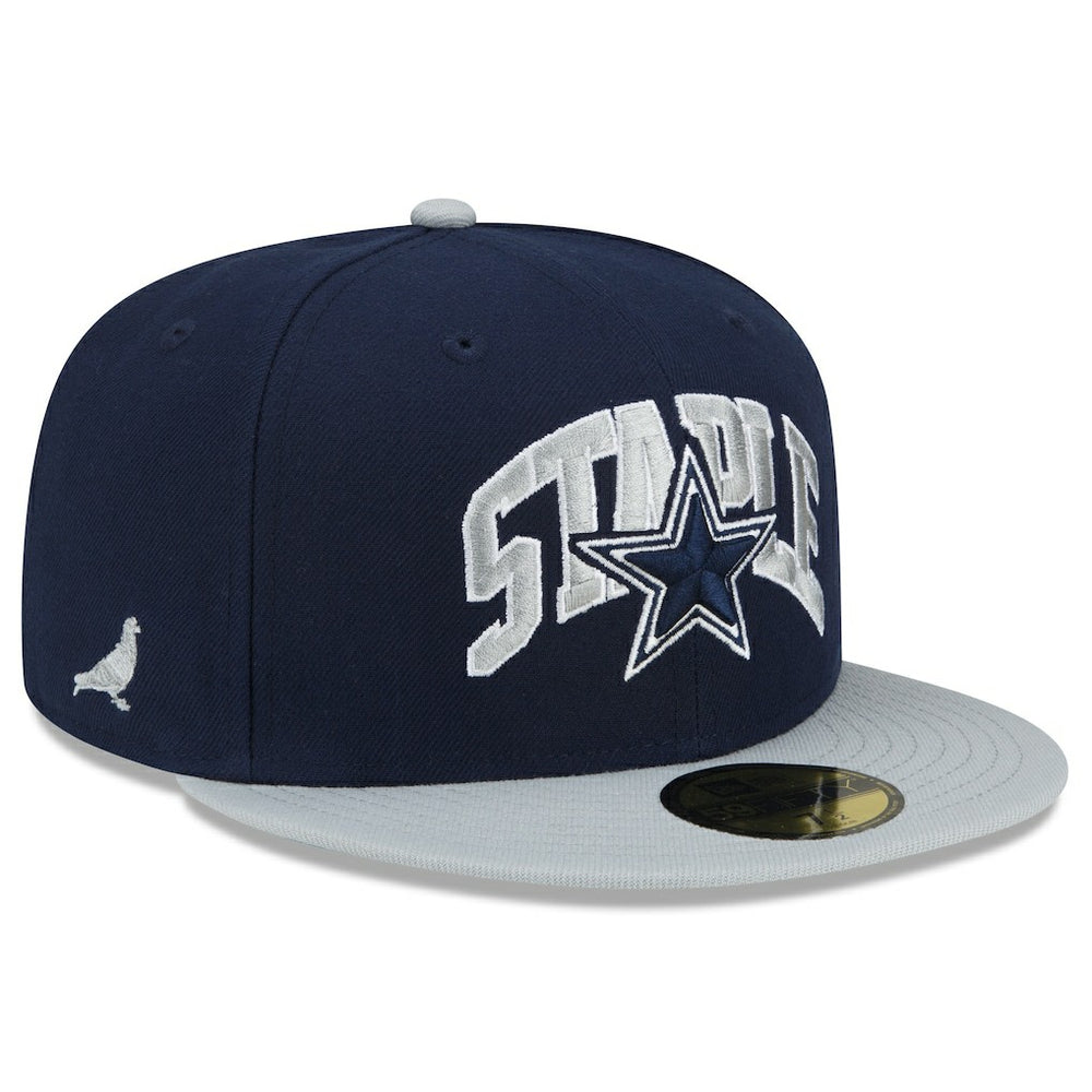 Dallas Cowboys New Era NFL x Staple Collection 59FIFTY Fitted Hat - Navy/Gray - NFL