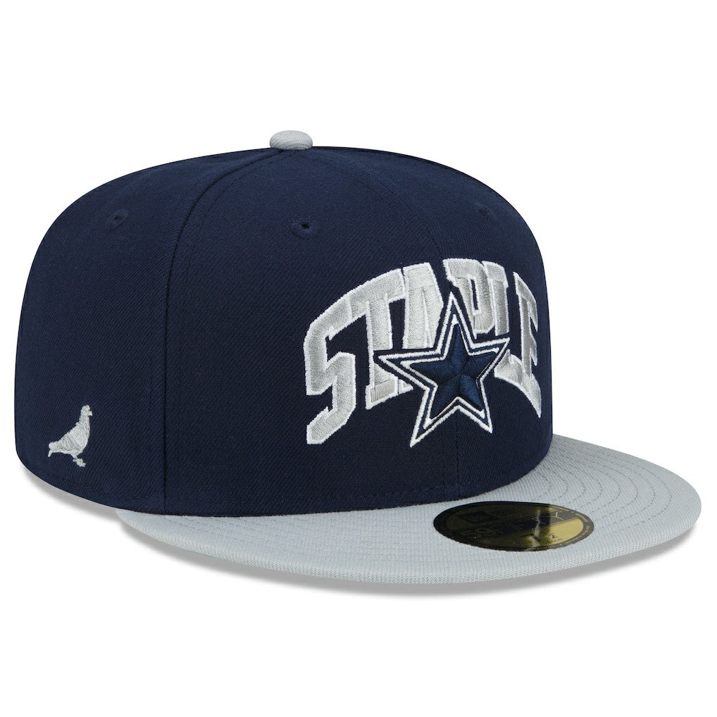 Dallas Cowboys New Era NFL x Staple Collection 59FIFTY Fitted Hat - Navy/Gray - NFL