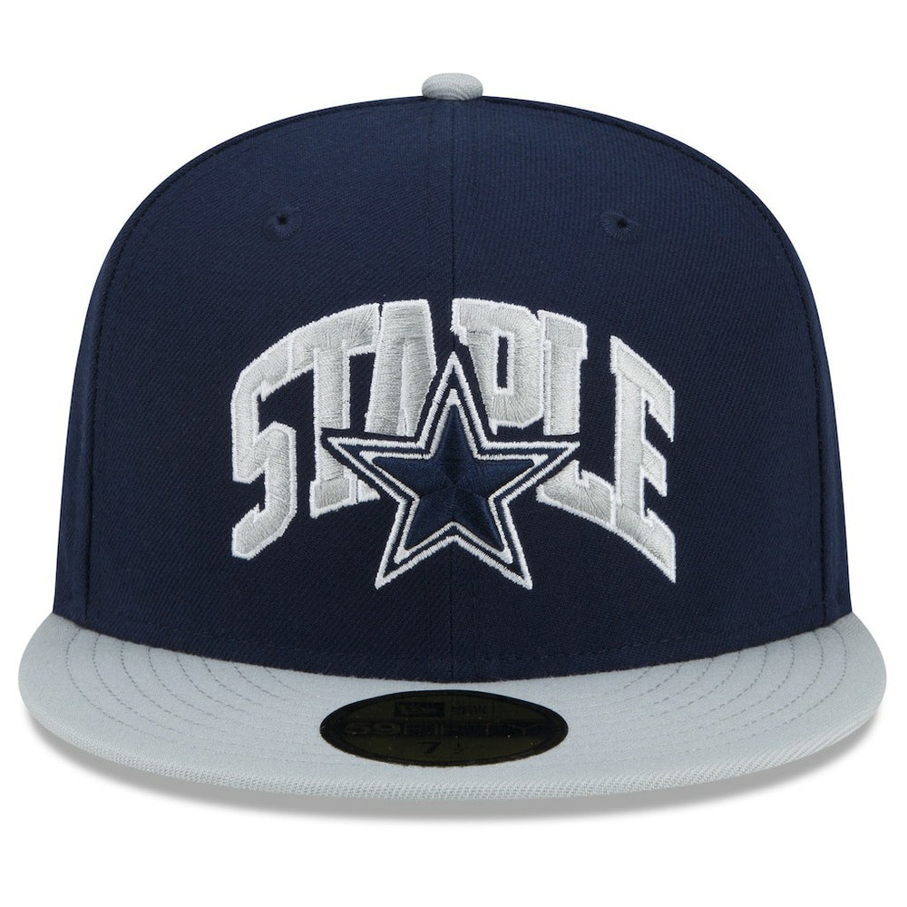 Dallas Cowboys New Era NFL x Staple Collection 59FIFTY Fitted Hat - Navy/Gray - NFL