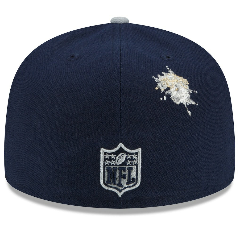Dallas Cowboys New Era NFL x Staple Collection 59FIFTY Fitted Hat - Navy/Gray - NFL