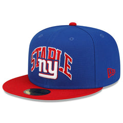 New York Giants New Era NFL x Staple Collection 59FIFTY Fitted Hat - Royal/Red - NFL