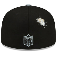 Las Vegas Raiders New Era NFL x Staple Collection 59FIFTY Fitted Hat - Black/Gray - NFL